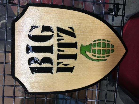 Big Fitz wrestler sign