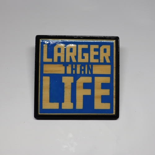 larger than life wrestler sign